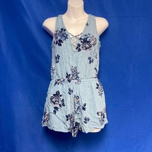 Kendall & Kylie Sleeveless Floral Romper (2083)